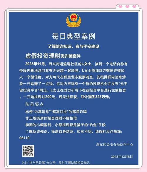 警惕！网上投资理财、炒期货等骗局，还能退费？附咨询电话